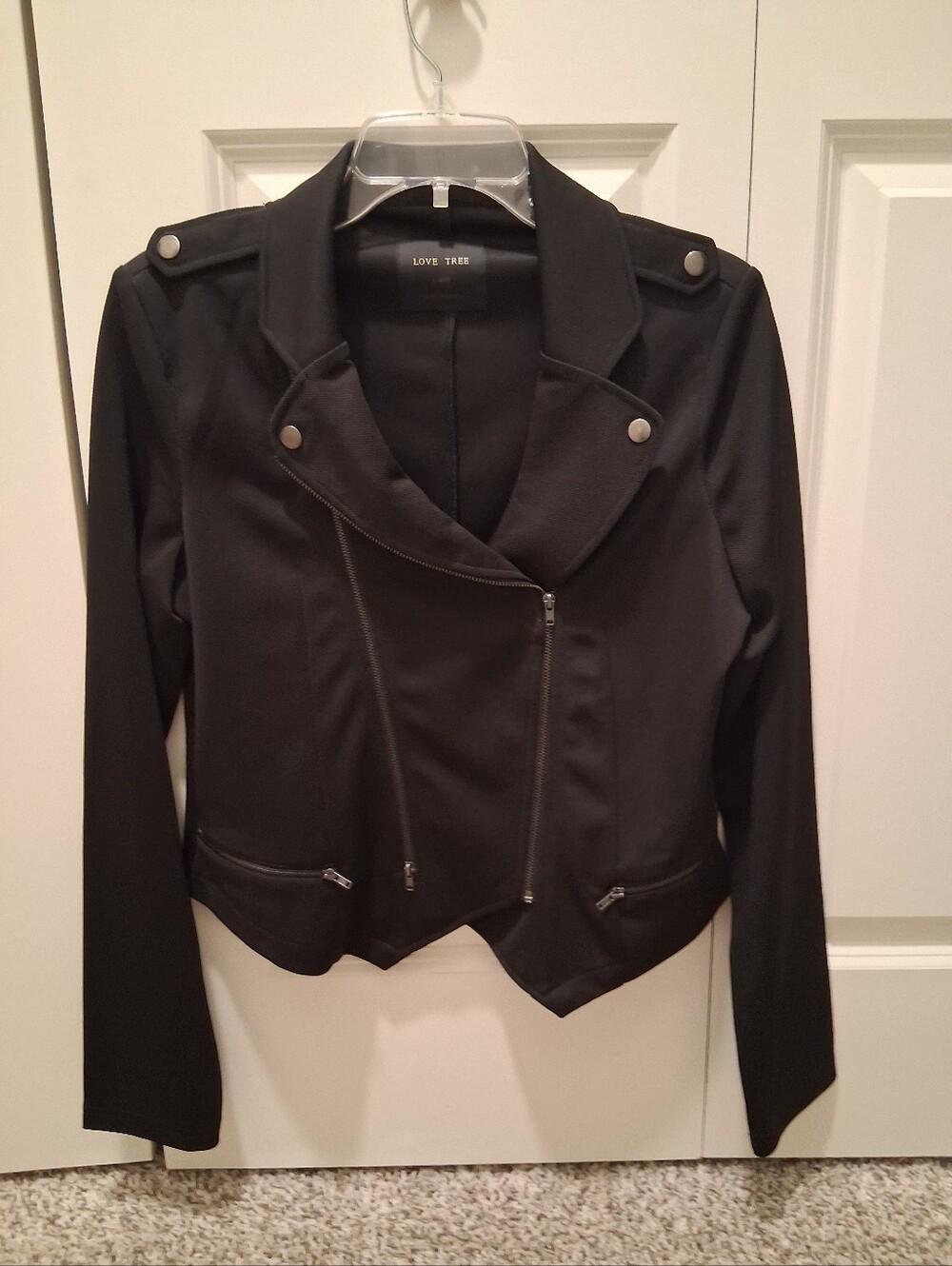 Black Cropped Jacket